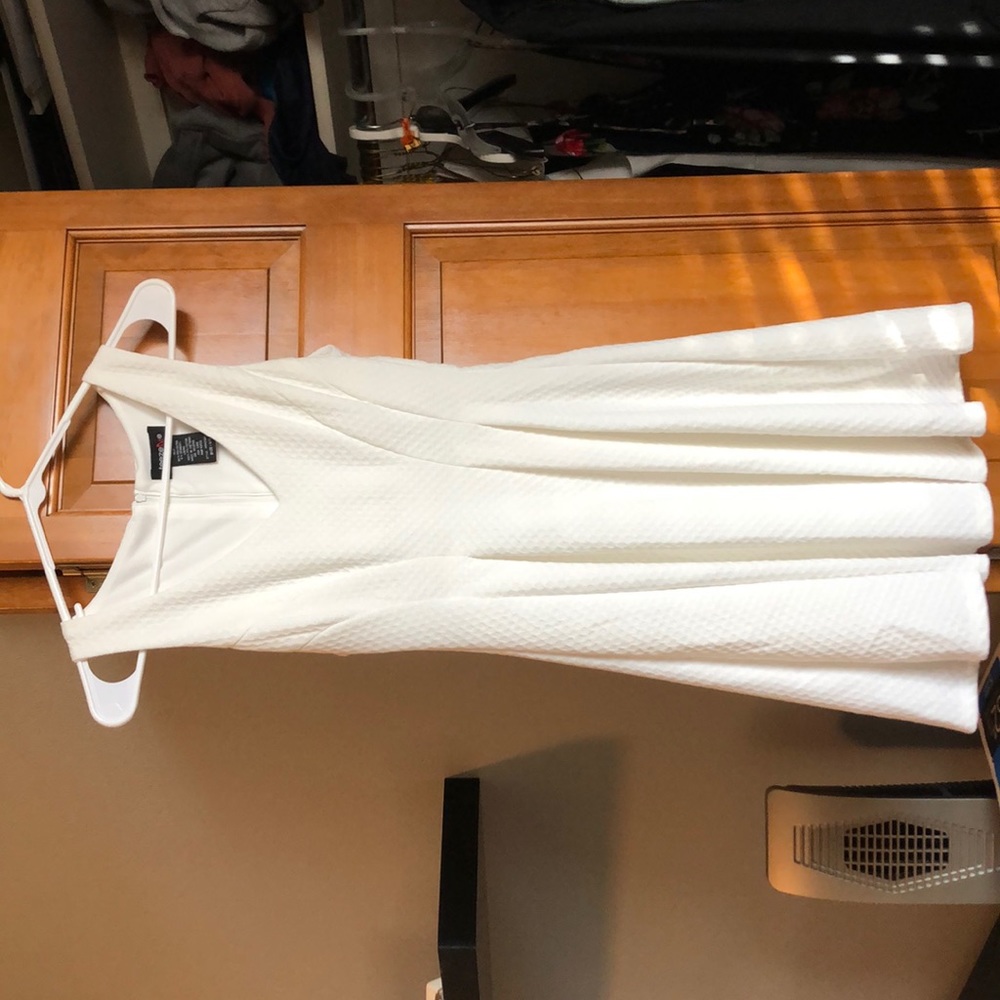 white dress, worn once, like new